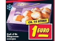 culi d or slagroomsoesjes