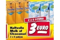 halfvolle melk of chocomel