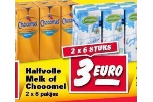 halfvolle melk of chocomel