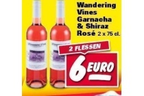 wandering vines garnacha en shiraz rose