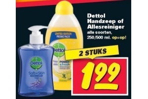 dettol handzeep of allesreiniger