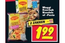 maggi roerbak noedels of pasta