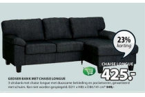 gedser bank met chaiselongue