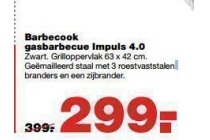 barbecook gasbarbecue impuls 4 0 nu eur299 per stuk