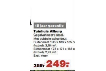 tuinhuis albury nu eur249 per stuk