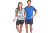 dames of heren shortama