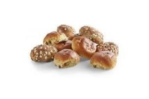 korengoud mini mueslibollen of rozijnenbollen