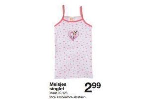 meisjes singlet