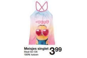 meisjes singlet