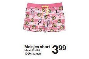 meisjes short