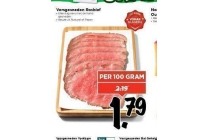 versgesneden rosbief