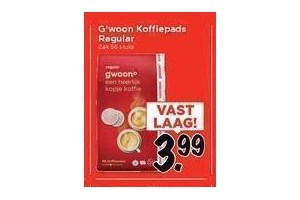 g woon koffiepads