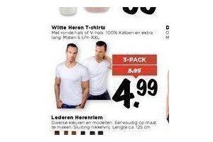 witte heren t shirts