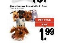 sleutelhanger secret life of pets