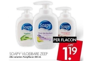 soapy vloeibare zeep