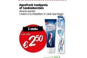 aquafresh tandpasta of tandenborstels