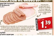 gegrilde hampunt of grillworst
