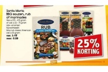 santa maria bbq sauzen rub of marinades