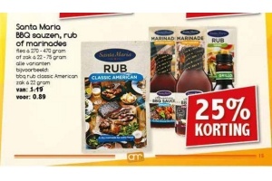 santa maria bbq sauzen rub of marinades