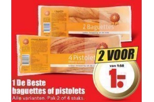 1 de beste baguettes of pistolets