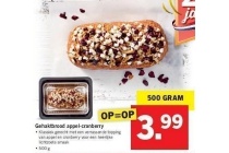 gehaktbrood appel cranberry