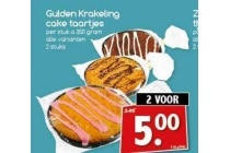 gulden krakeling cake taartjes