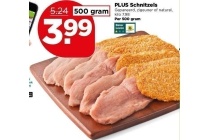 plus schnitzels