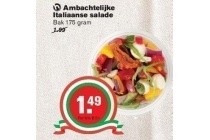 ambachtelijke italiaanse salade