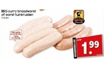 bbq curry braadworst of worst tuinkruiden