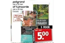 potgrond of tuinaarde