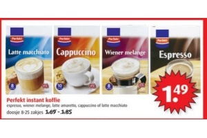perfekt instant koffie