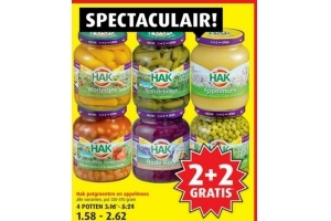hak potgroenten en appelmoes