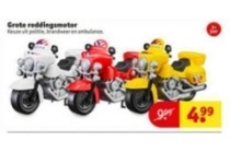 grote reddingsmotor nu eur4 99 per stuk