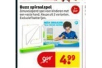 buzz spiraalspel nu eur4 99 per stuk