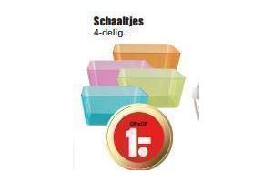 schaaltjes 4 delig