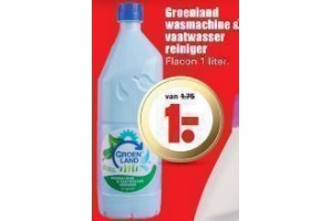 groenland wasmachine en vaatwasser reiniger