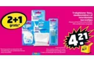 floss tandenstokers of interdentale borsteltjes