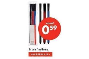 bruna fineliners