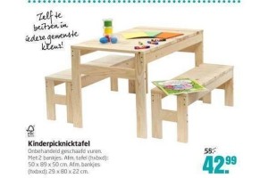 kinderpicknicktafel