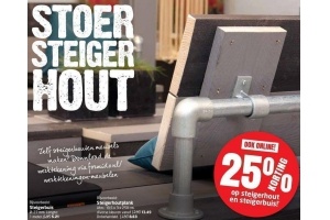 stoer steiger hout