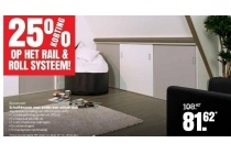 rail en roll systeem