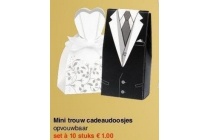 mini trouw cadeaudoosje