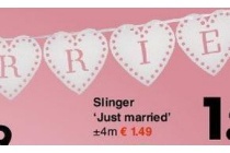 slinger just married