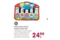 music and lights piano en kick pad