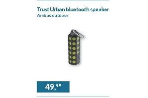 trust urban bleutooth speaker