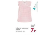 prenatal slaapjurk streep