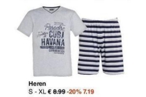 heren pyjama