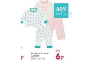 prenatal pyjama ananas