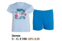 dames pyjama