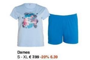 dames pyjama